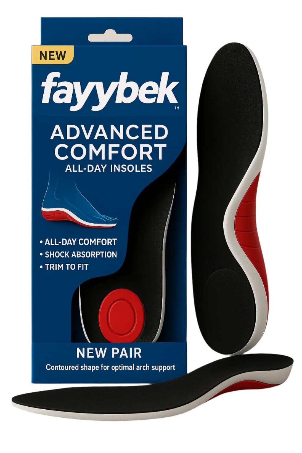 1 Pair Orthopedic Insoles