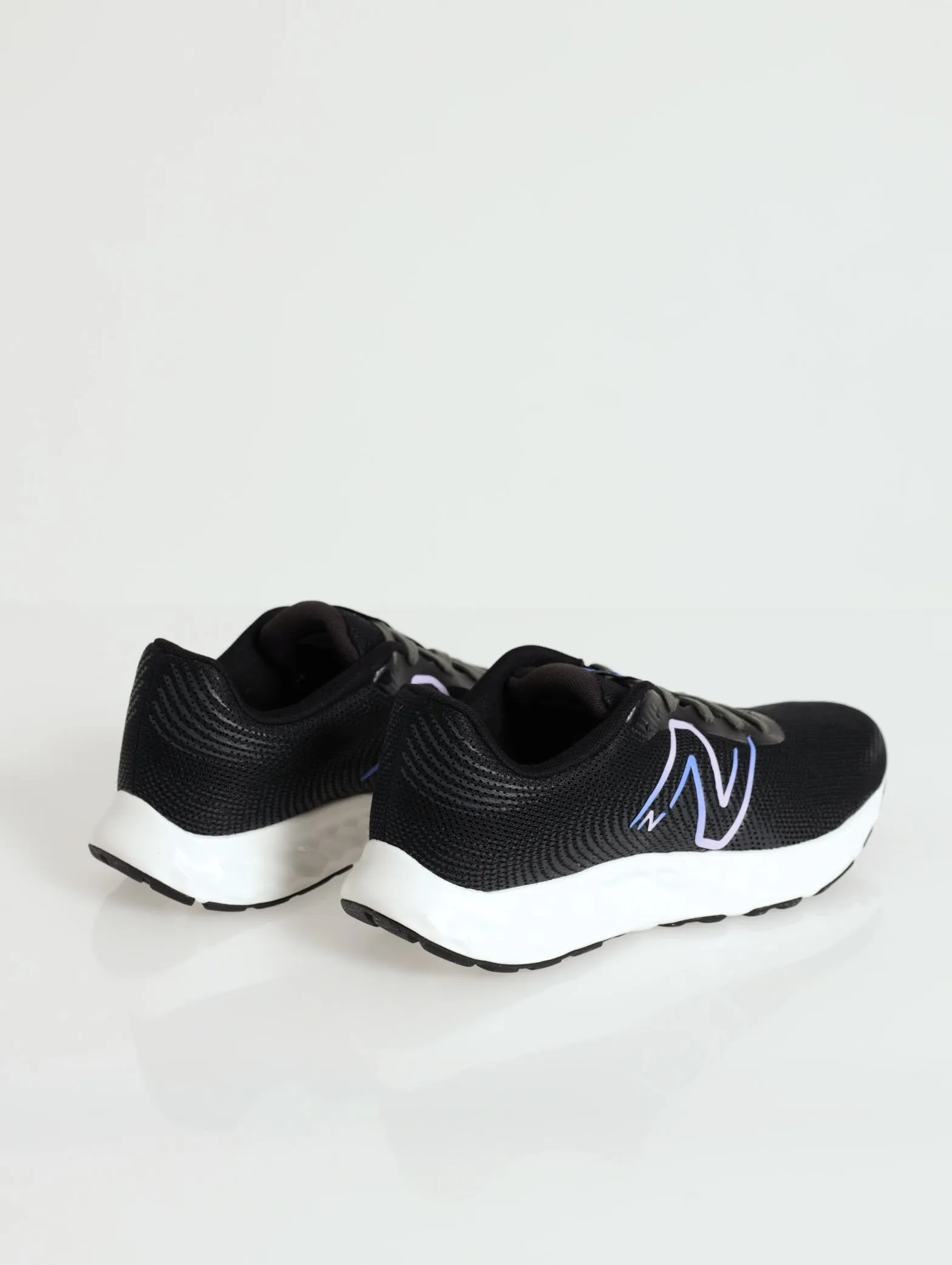 420 Lace Up Running Sneaker - Black