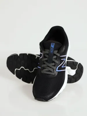 420 Lace Up Running Sneaker - Black