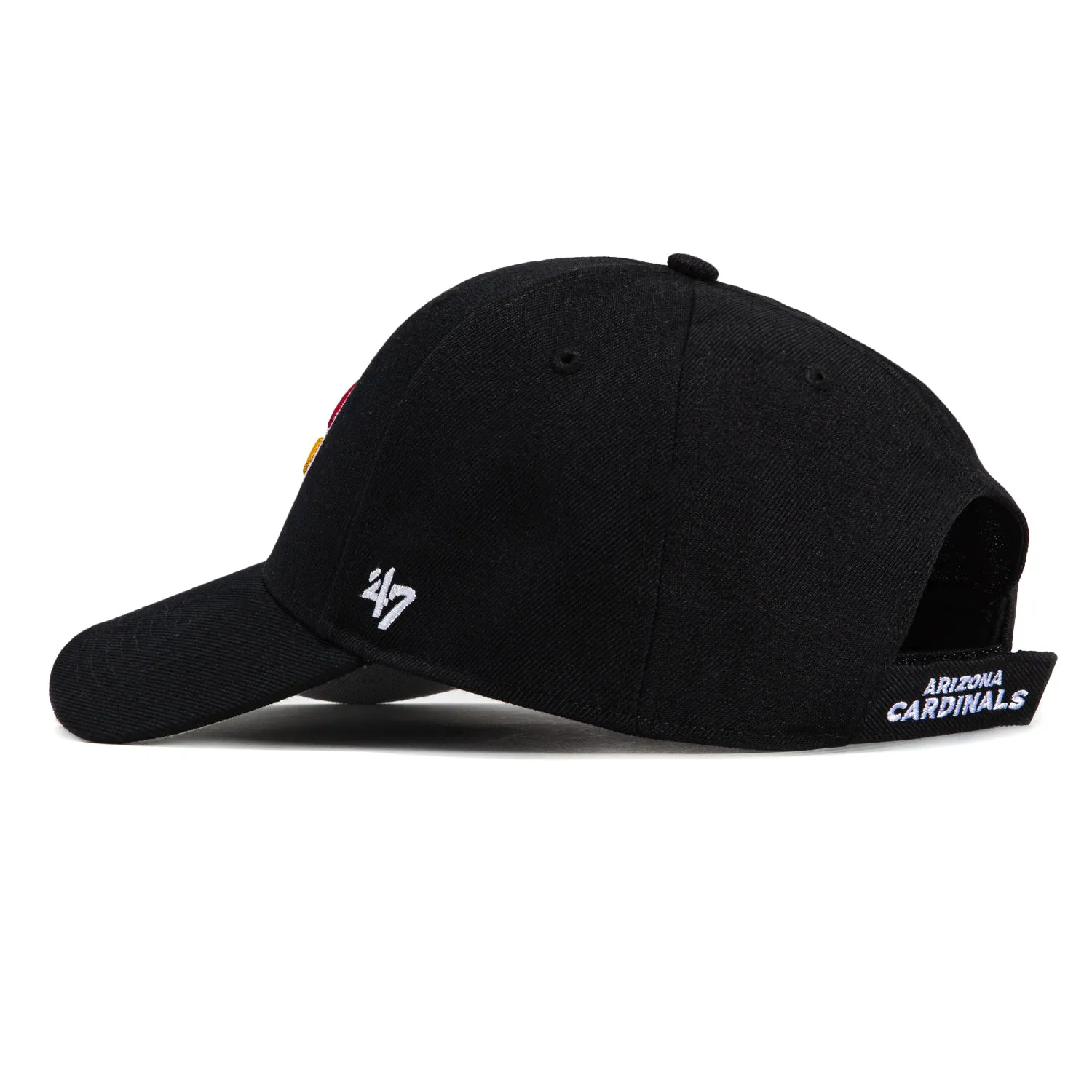47 Brand Arizona Cardinals MVP Adjustable Velcro Hat - Black