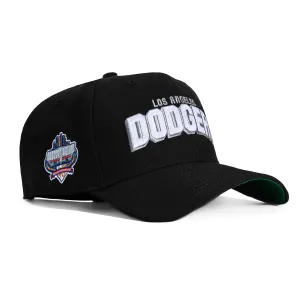 47 Brand Draft Block Los Angeles Dodgers 40th Anniversary Stadium Patch MVP Adjustable Hat - Black