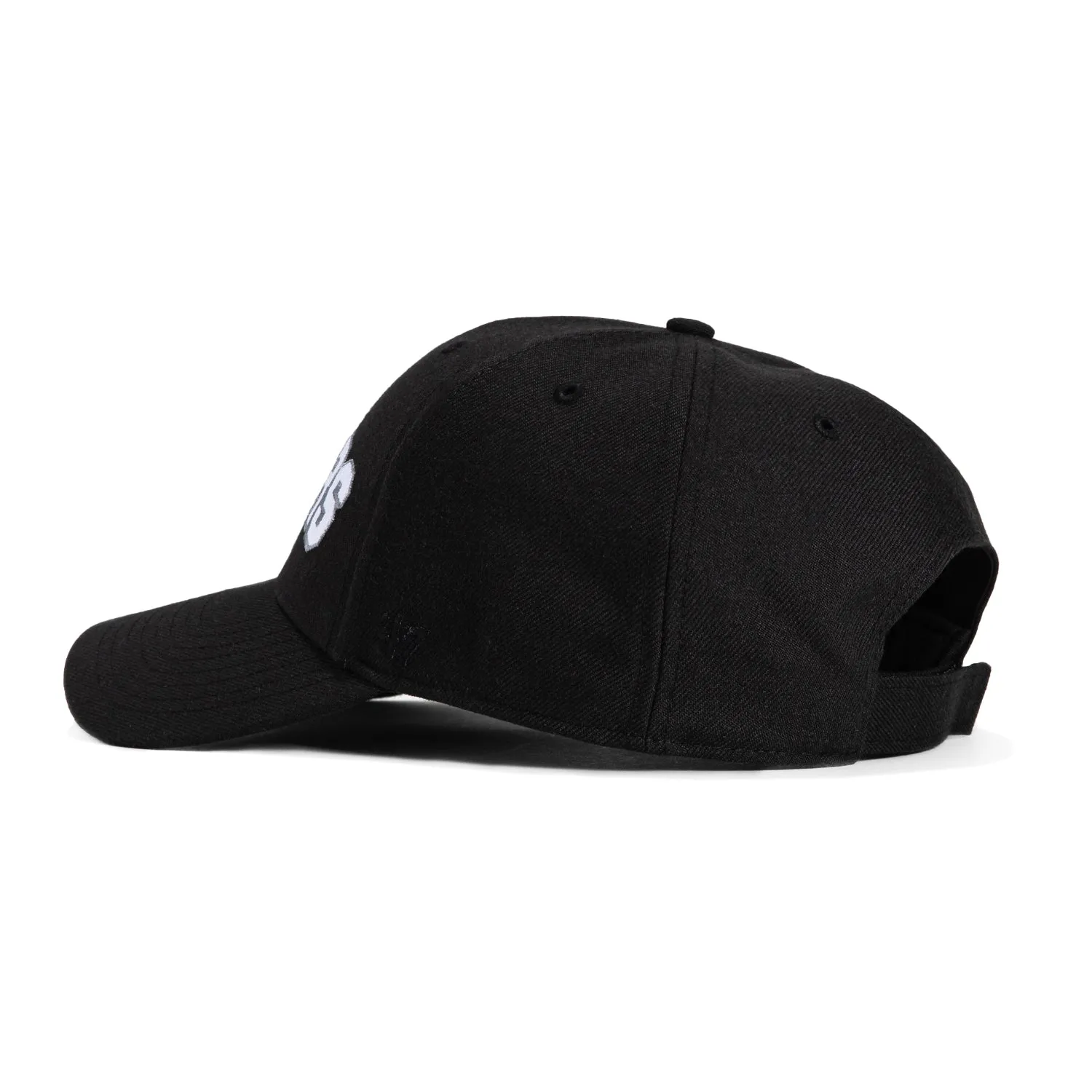 47 Brand Draft Block Los Angeles Dodgers 40th Anniversary Stadium Patch MVP Adjustable Hat - Black