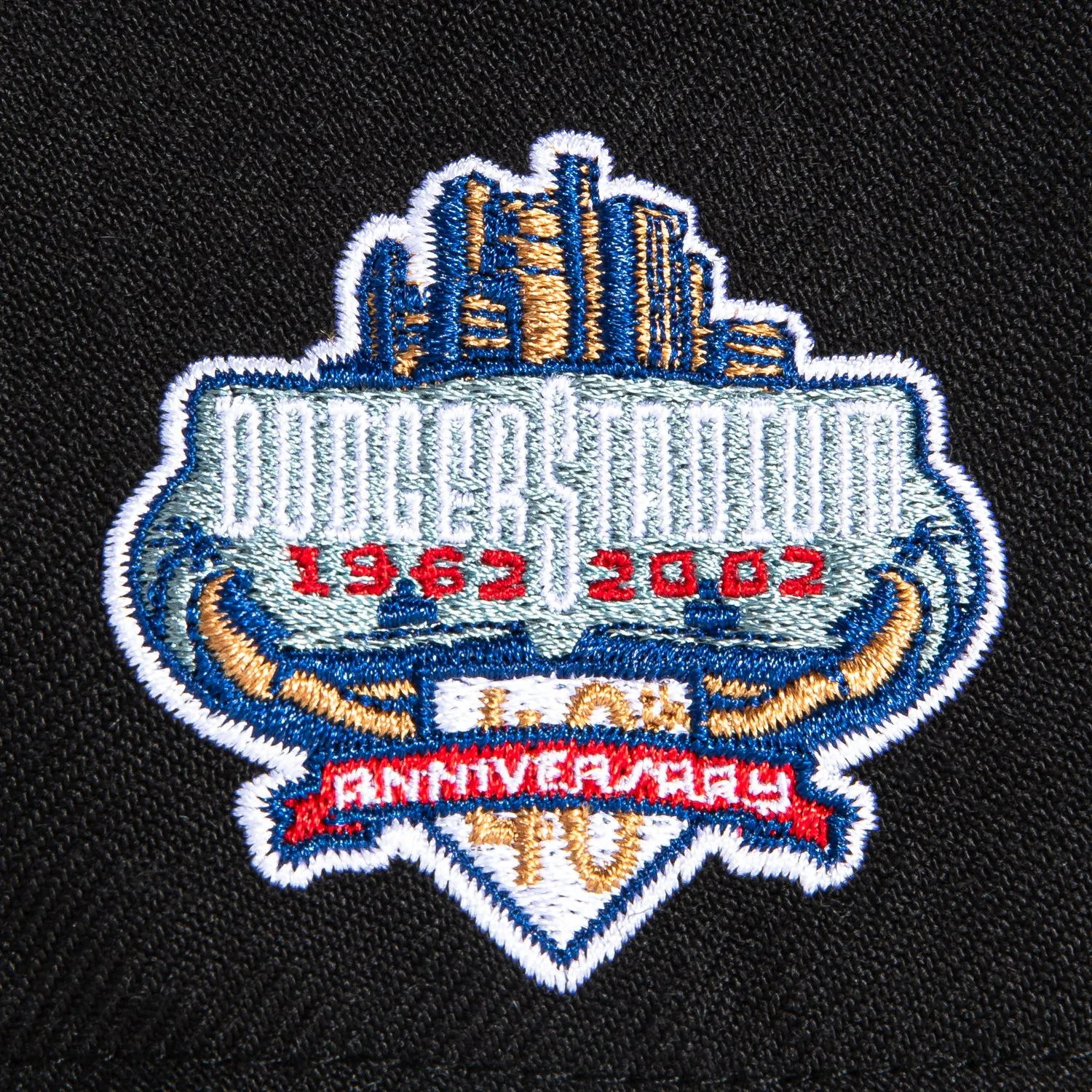 47 Brand Draft Block Los Angeles Dodgers 40th Anniversary Stadium Patch MVP Adjustable Hat - Black