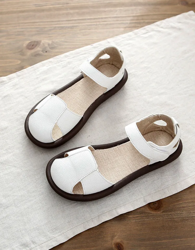 Ankle Strap Close Toe Wide Toe Box Sandals