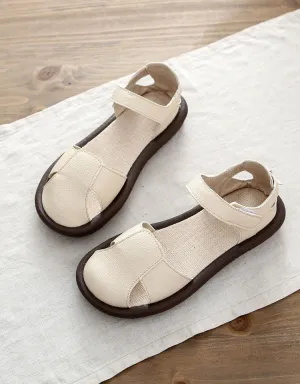Ankle Strap Close Toe Wide Toe Box Sandals