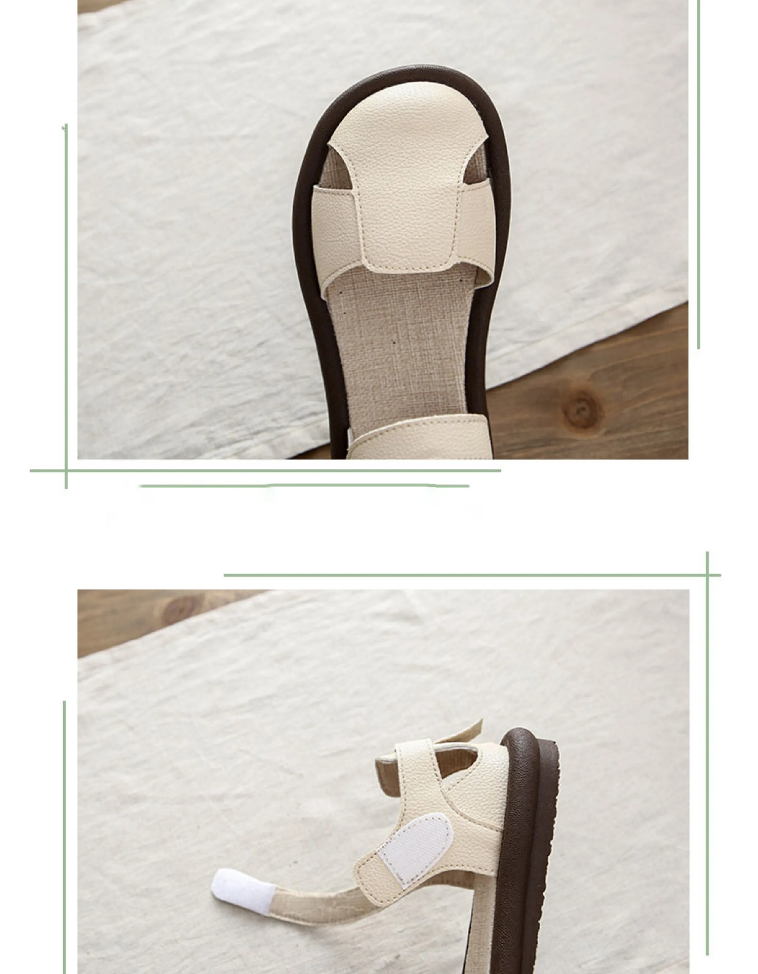 Ankle Strap Close Toe Wide Toe Box Sandals