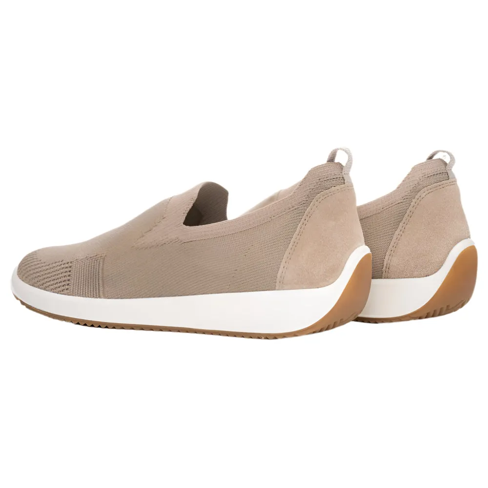 Ara Women's Leena 3/Lissabon Loafer Sand Wovenstretch