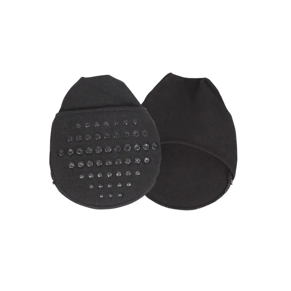 Breathable Women's Invisible Toe Cover with Padding Toe Topper Liner Socks Non-Skid Bottom for High Heels Cushions