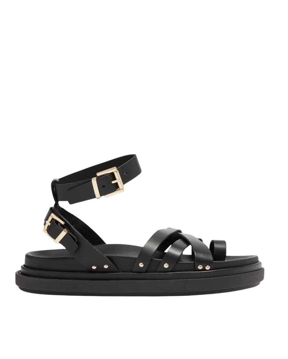 Buckle Up Sandal Black