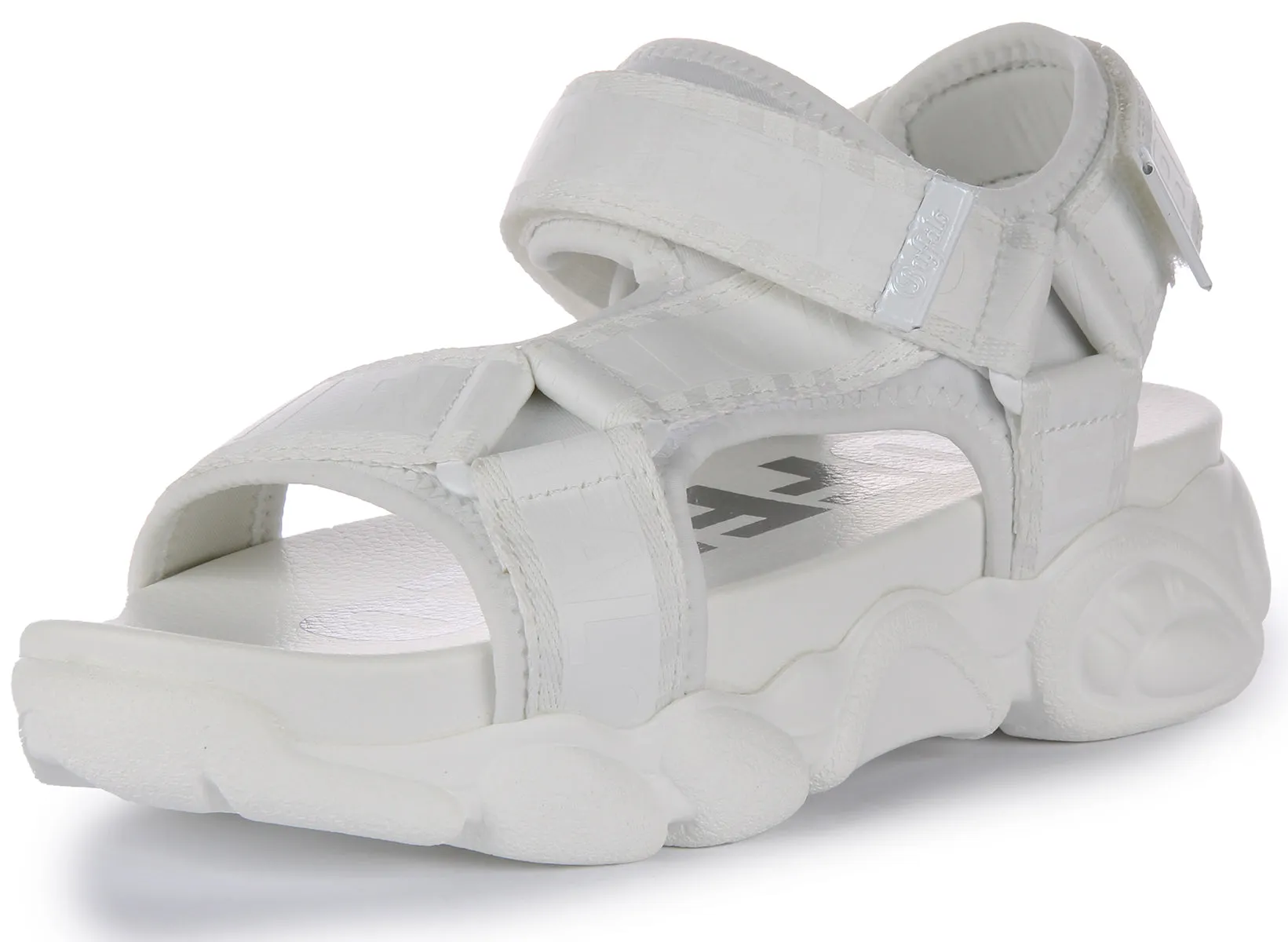 Buffalo Cld Tec Sandal In White For Women