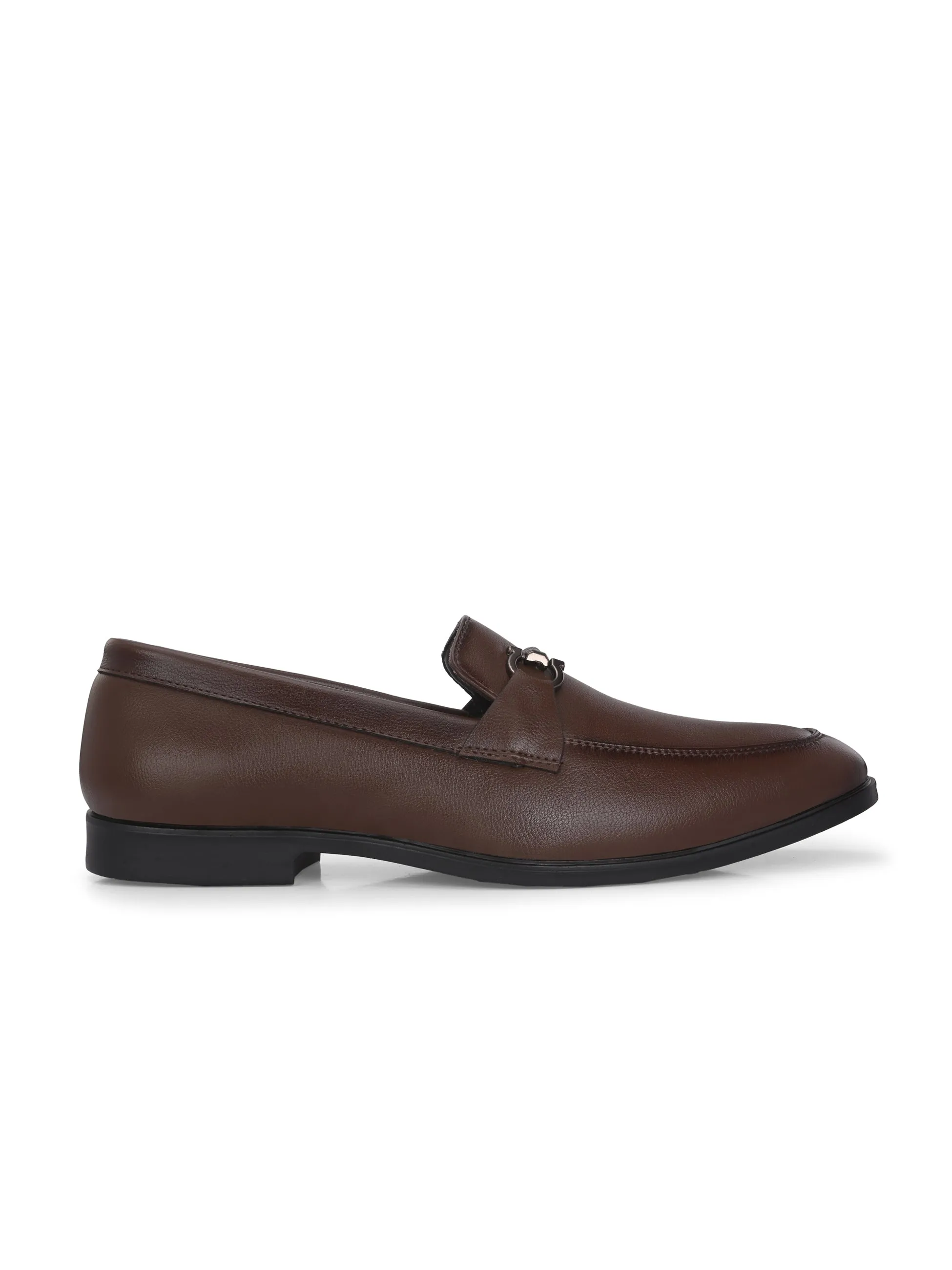 CARLO ROMANO BY WASAN BROWN COLOR VEGAN LEATHER LOAFER FOR MEN