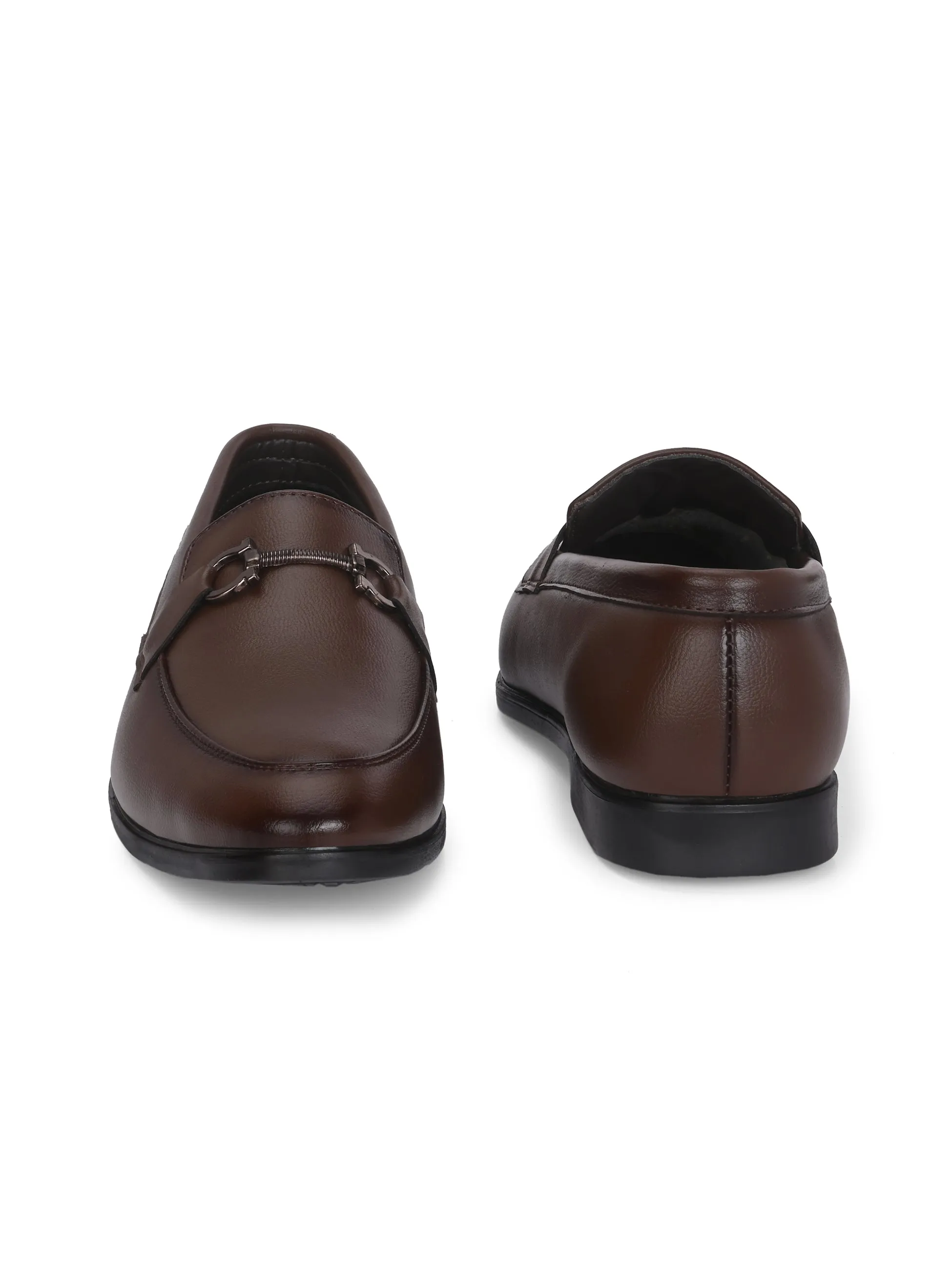 CARLO ROMANO BY WASAN BROWN COLOR VEGAN LEATHER LOAFER FOR MEN