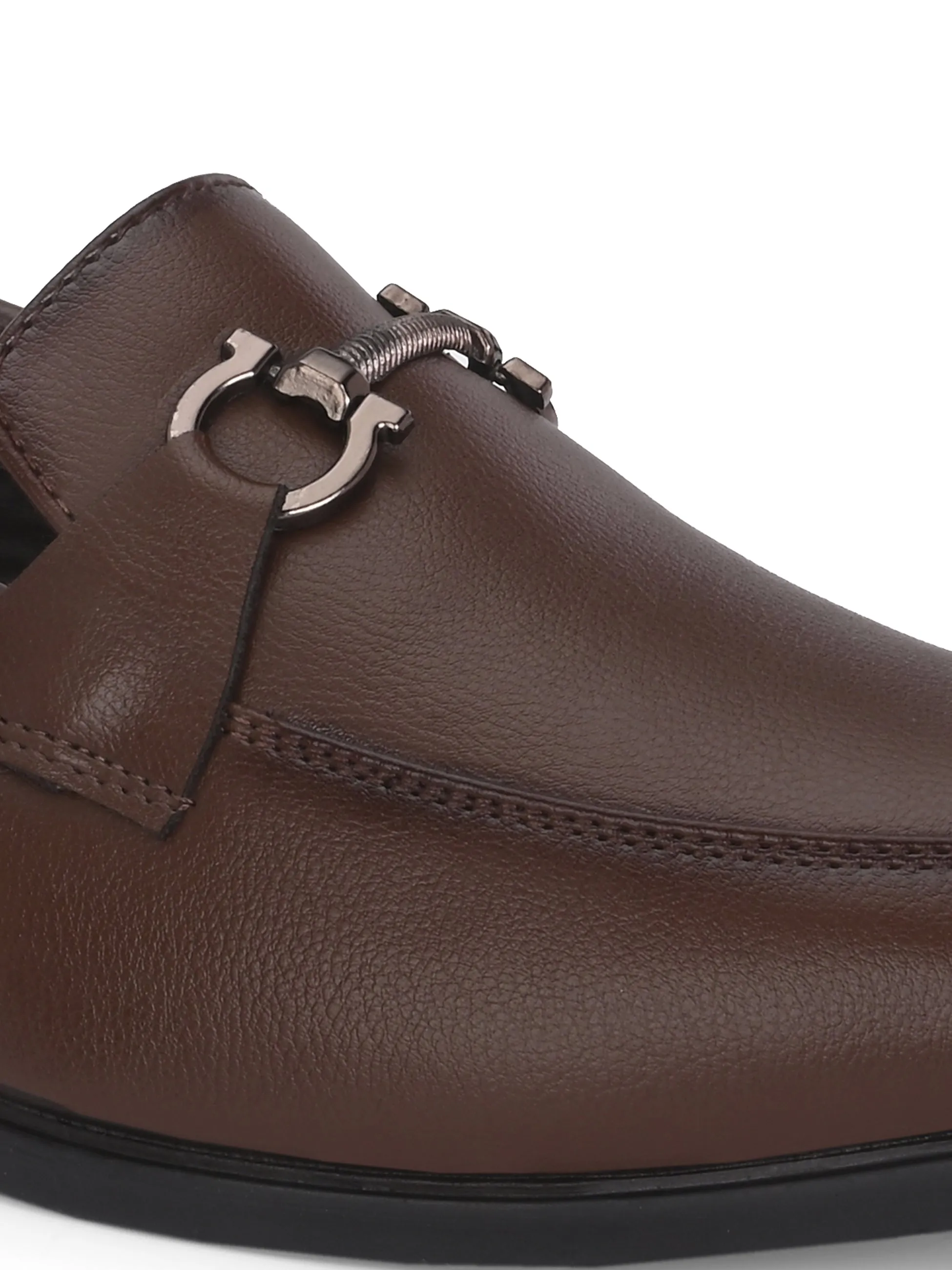 CARLO ROMANO BY WASAN BROWN COLOR VEGAN LEATHER LOAFER FOR MEN
