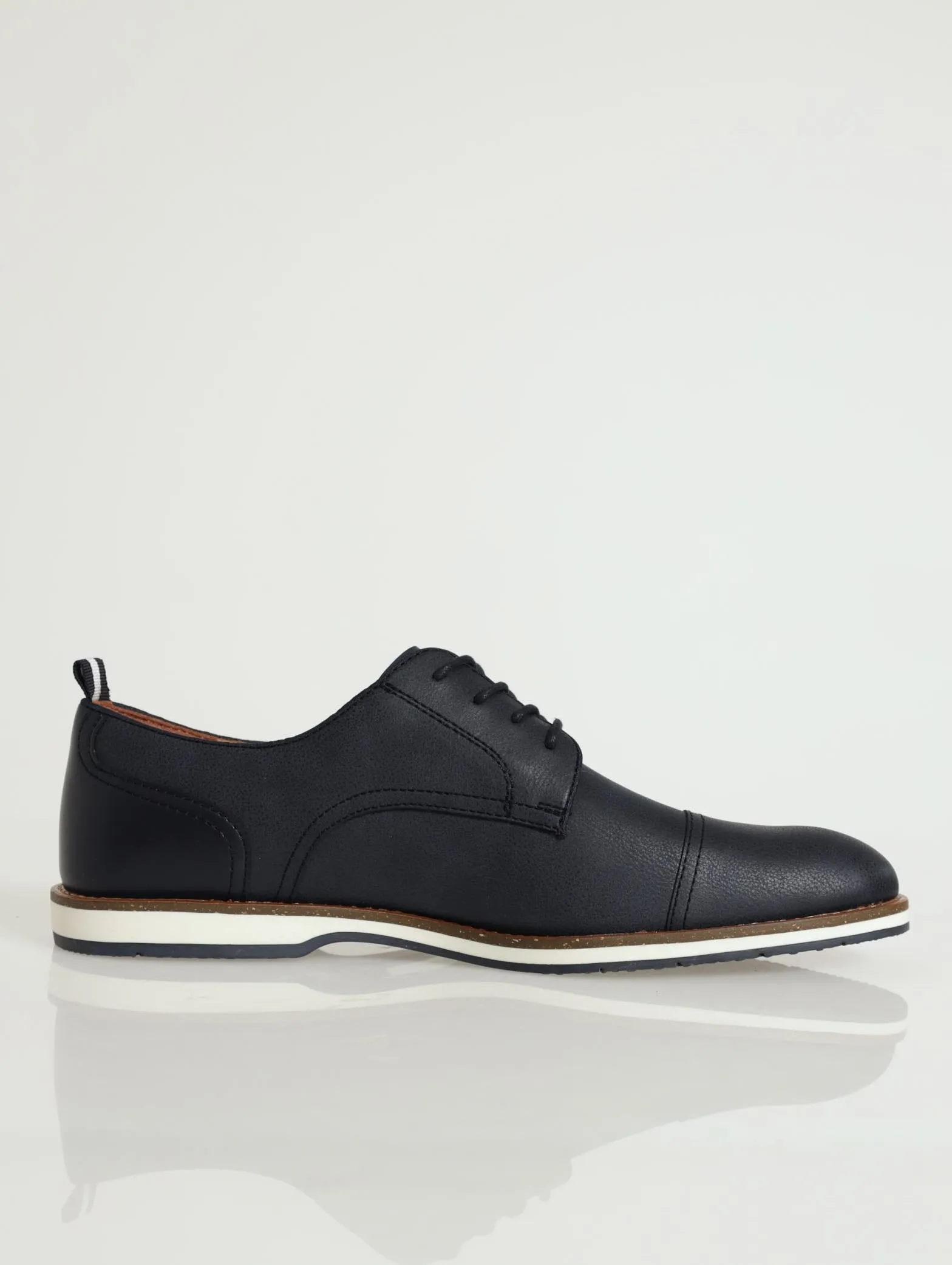 Castelo Toe Cap Lace-Up - Navy