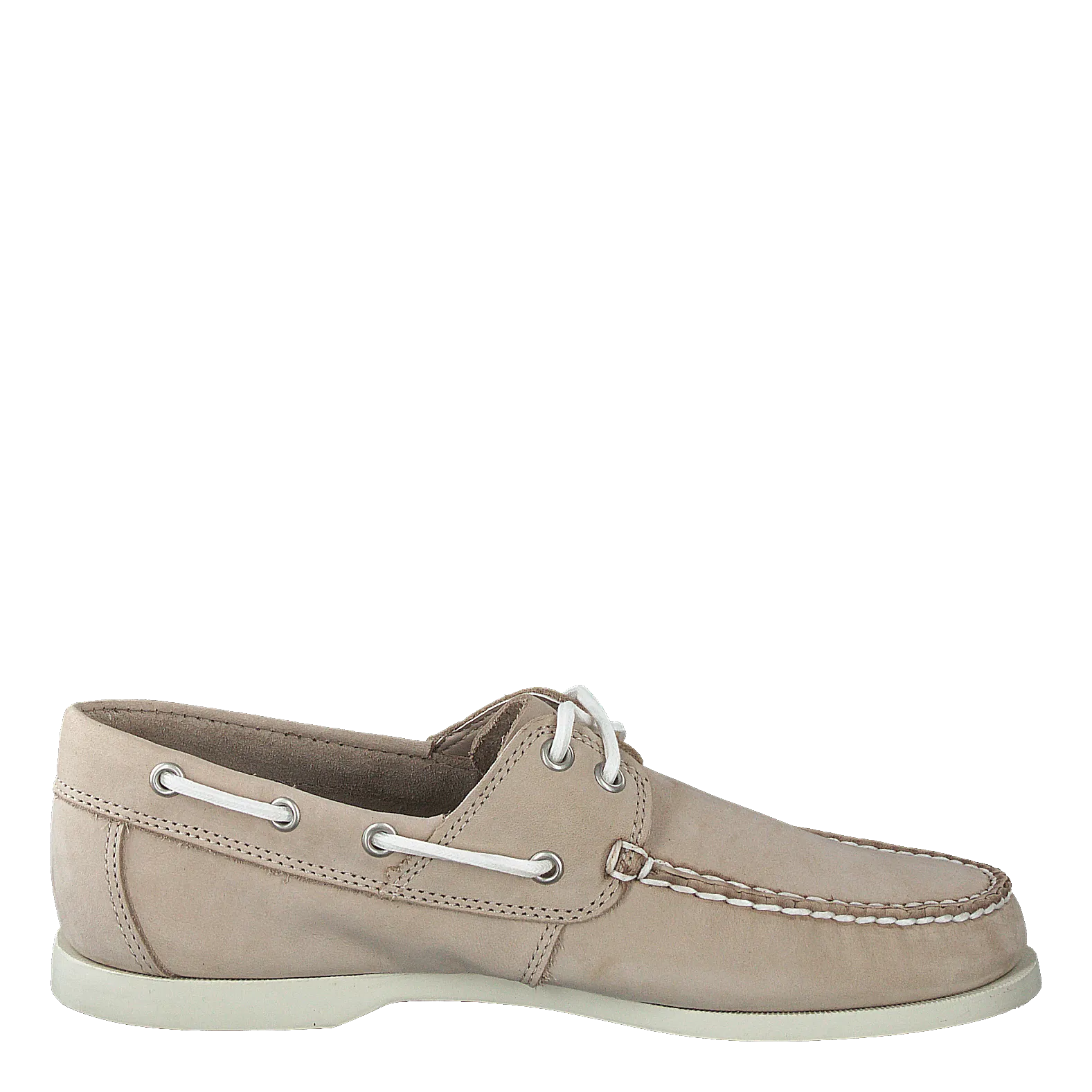 Cedar Bay Boat Shoe Light Beige Nubuck