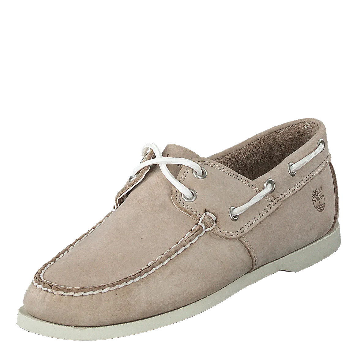 Cedar Bay Boat Shoe Light Beige Nubuck