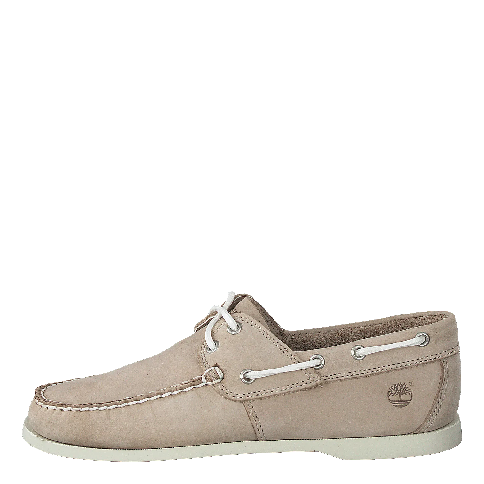 Cedar Bay Boat Shoe Light Beige Nubuck