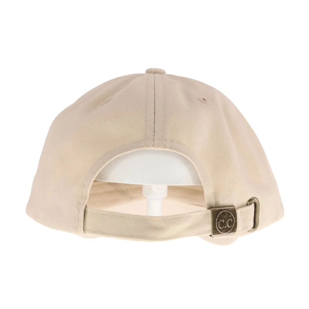 Chenille USA Flag Patch Hat