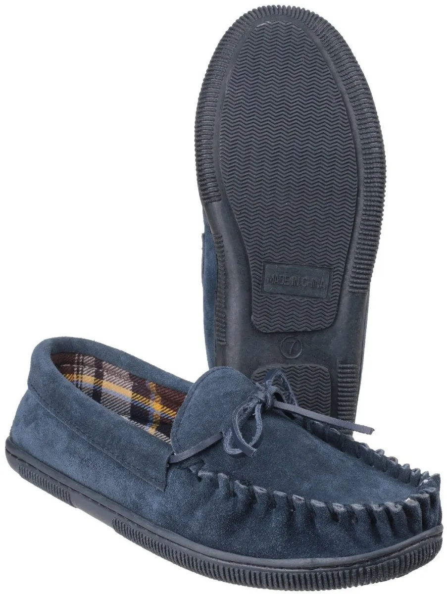Cotswold Alberta Slip On Moccasin Slippers