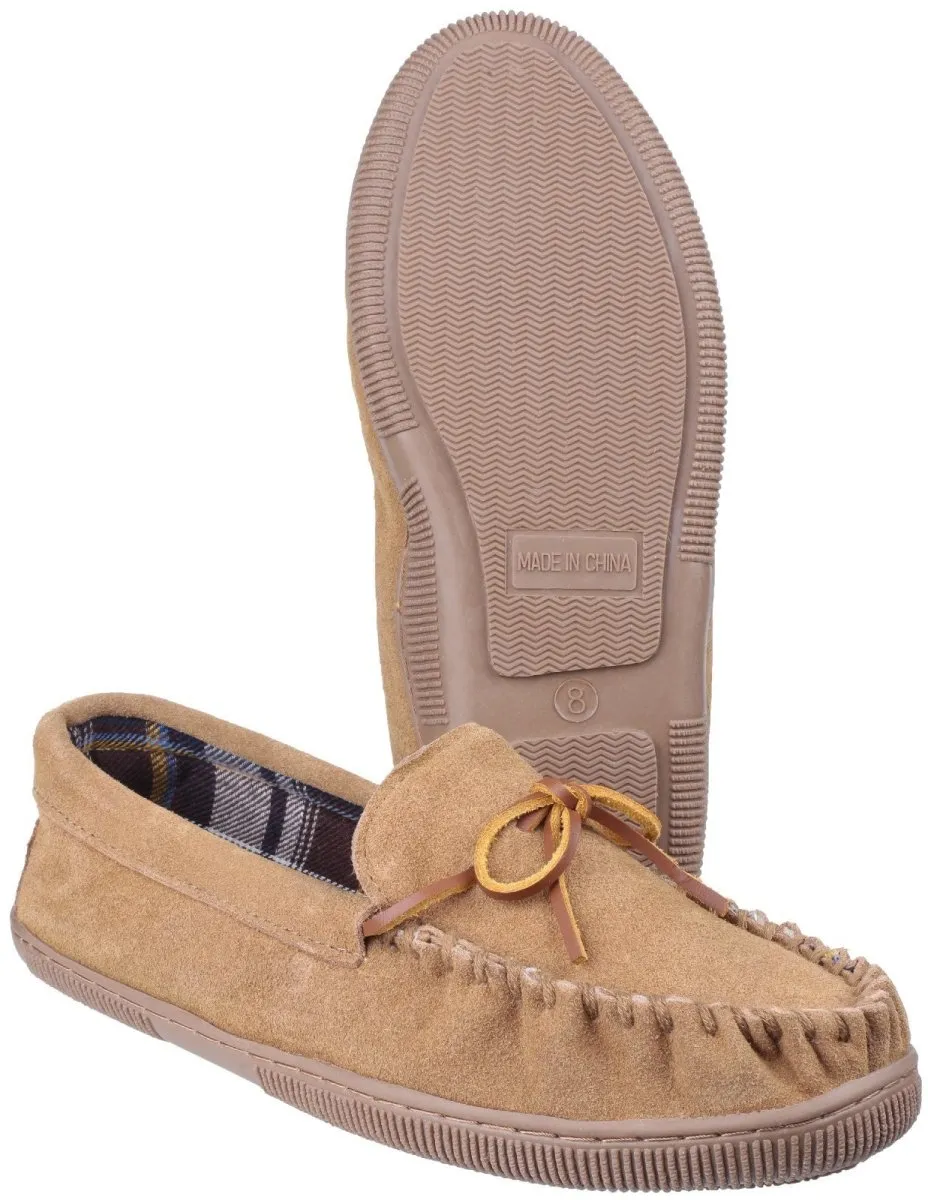 Cotswold Alberta Slip On Moccasin Slippers