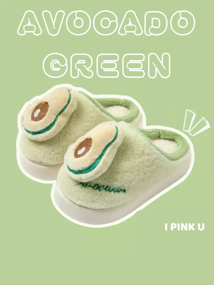 Cozy Fruit Plush Slippers