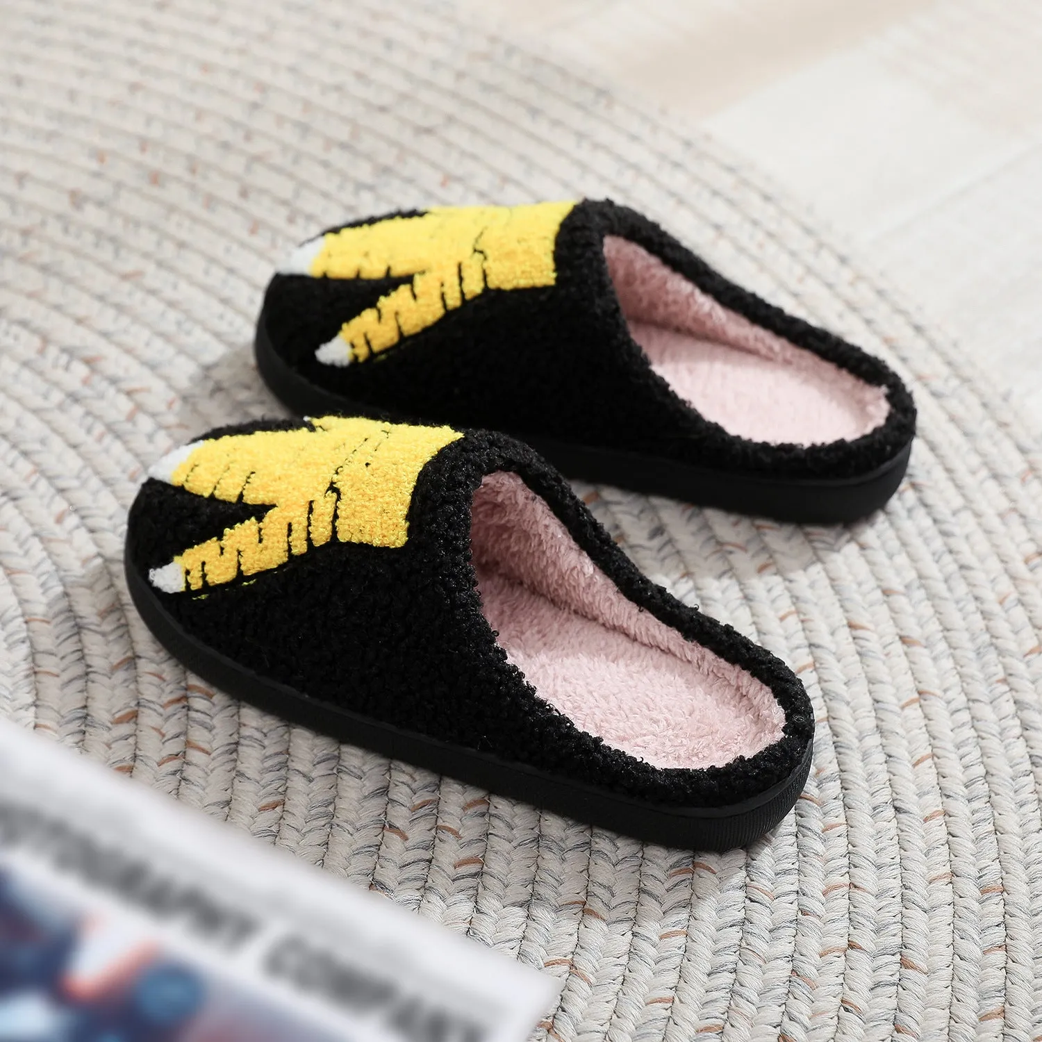 Creative Ostrich Chicken Feet Cotton Slippers Indoor Winter Plush Slippers
