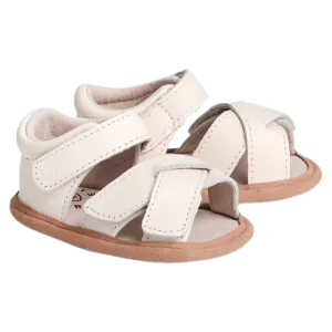 Criss-Cross Sandal - Stone