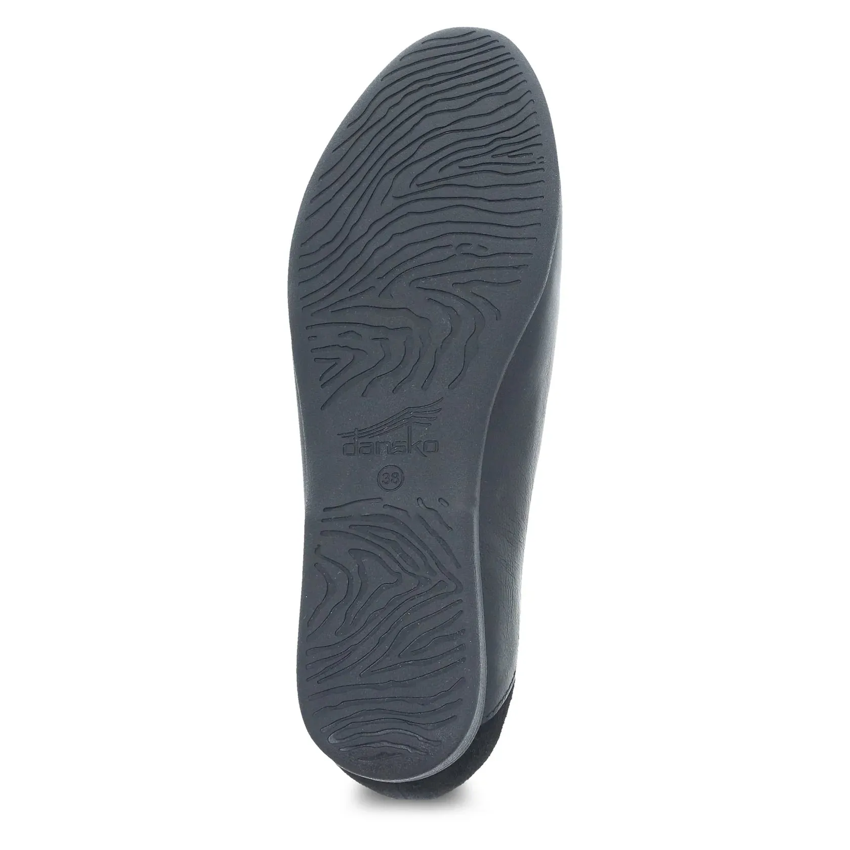DANSKO LACE BLACK GLAZED LEATHER
