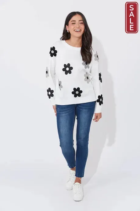 Delphi Jumper - White/Kohl