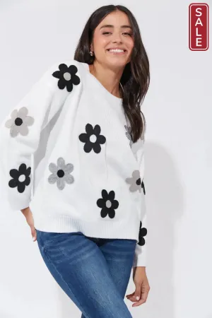 Delphi Jumper - White/Kohl