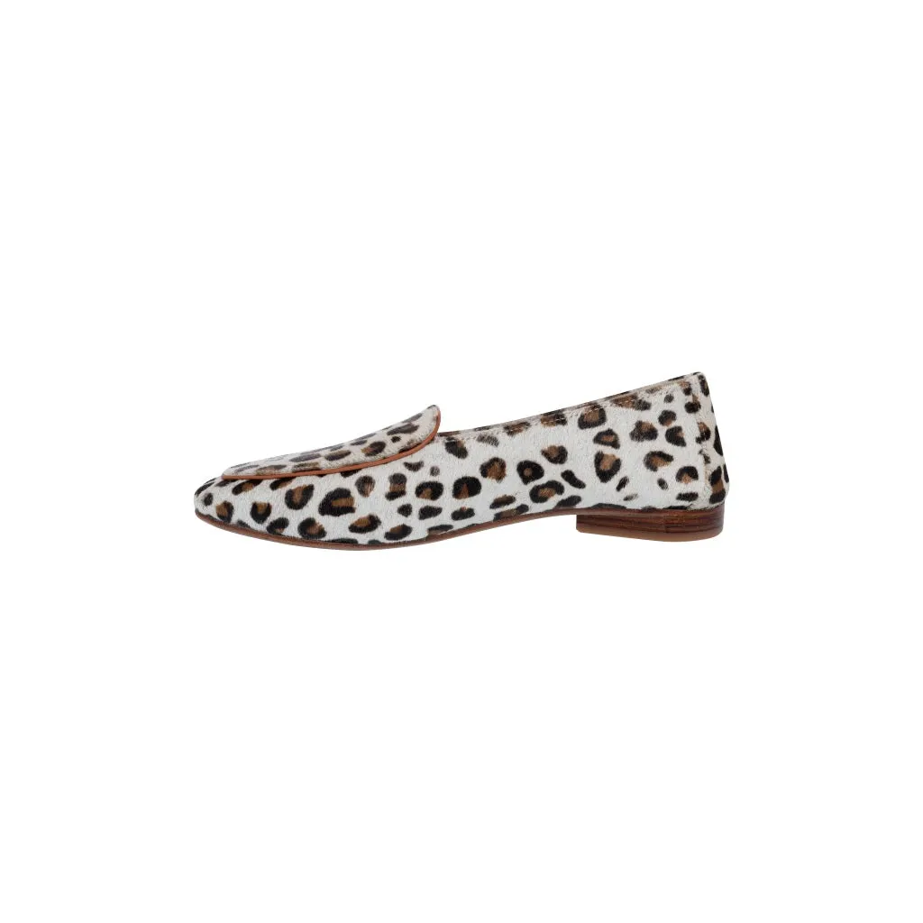 Diana in Animal Print with Caramel Trim
