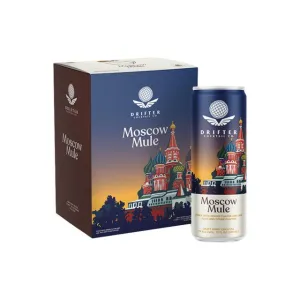 Drifter Craft Cocktails Moscow Mule - 4 x 12oz cans 4 x 12oz