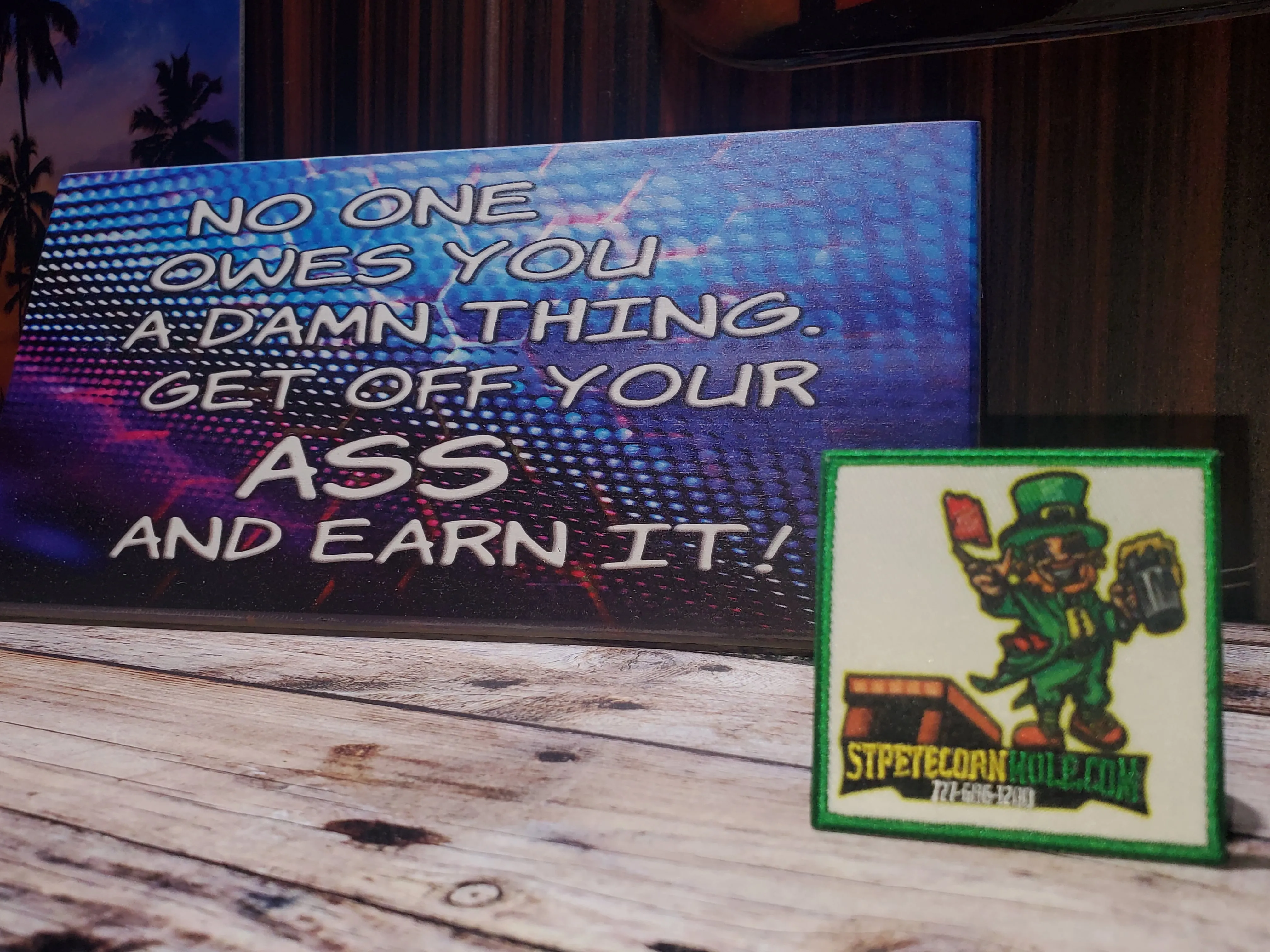 Drunkin Leprechaun St Pete Cornhole Patch