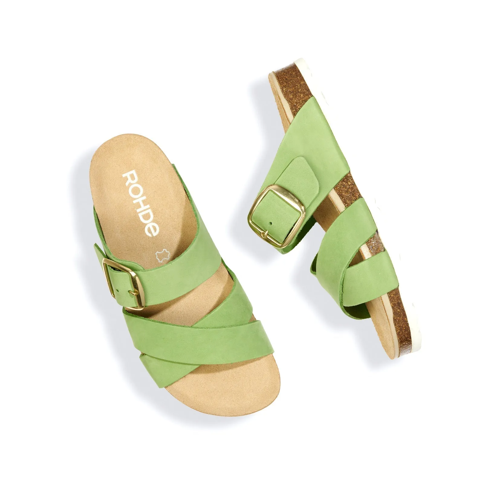 'Elba' women's sandal - Green