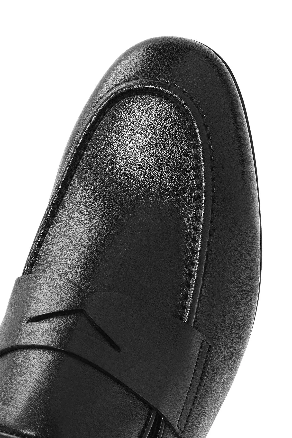 Erkek Siyah Deri Loafer