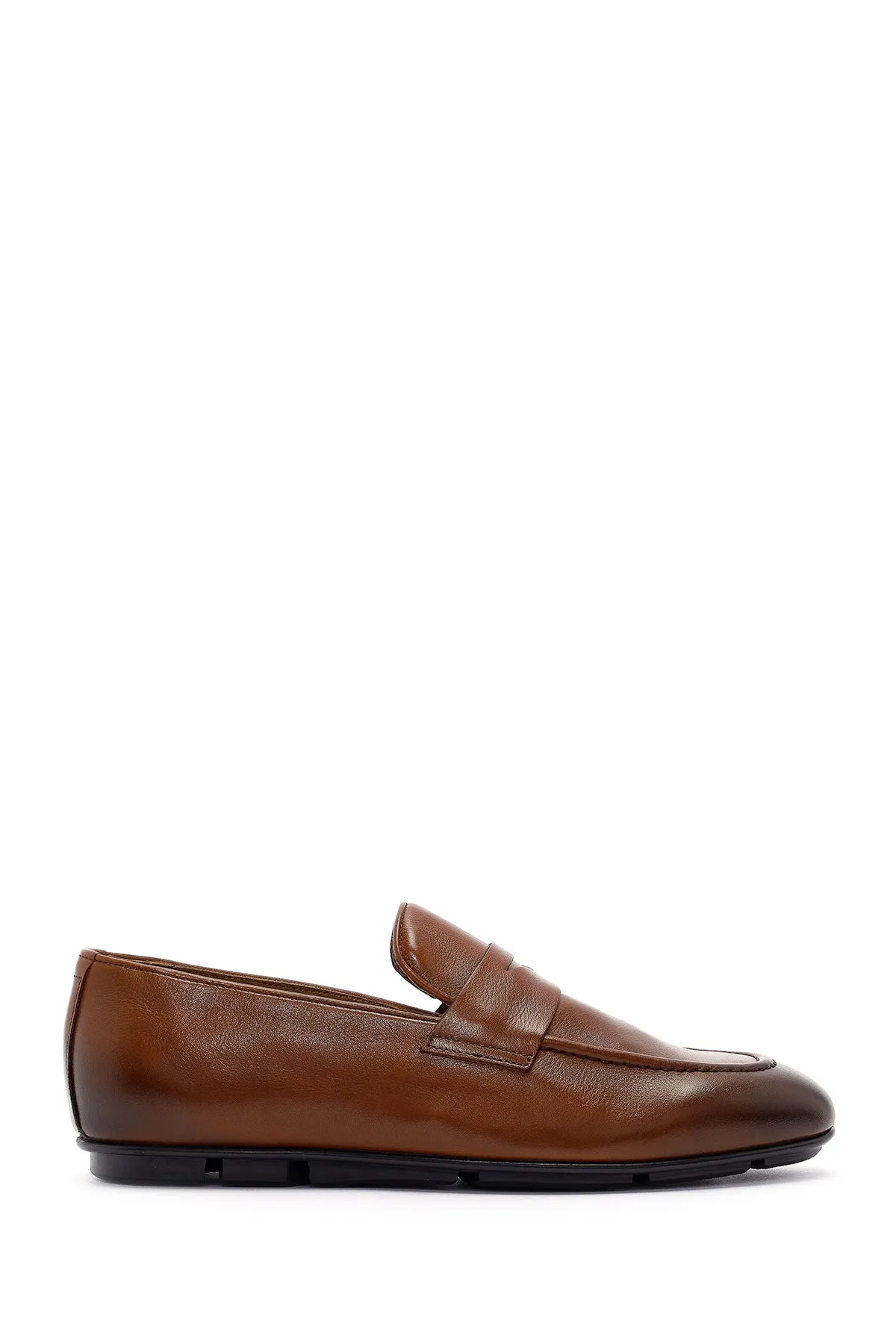 Erkek Taba Deri Loafer