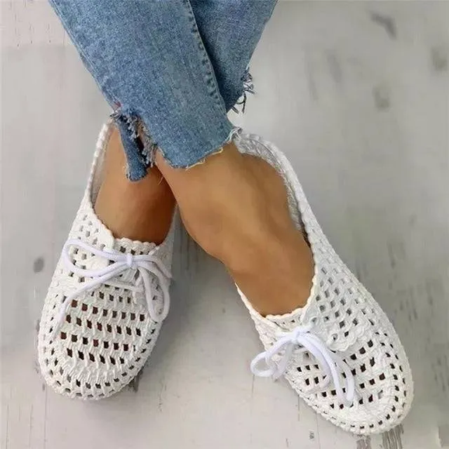 Fanyil Women's Fashion Hollow Out Breathable Beach Slippers