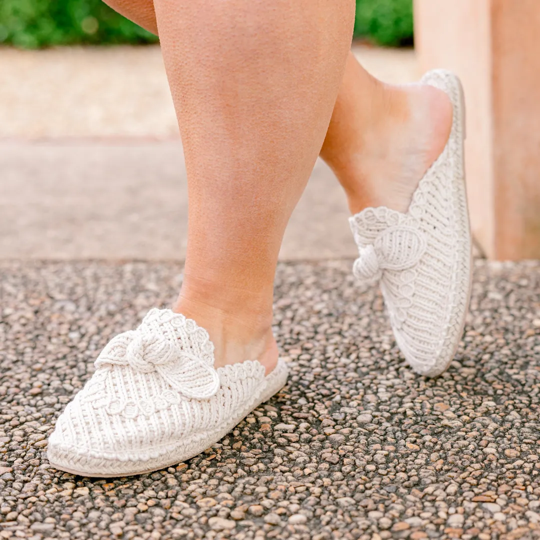 Feels Like Home Mules, Cream