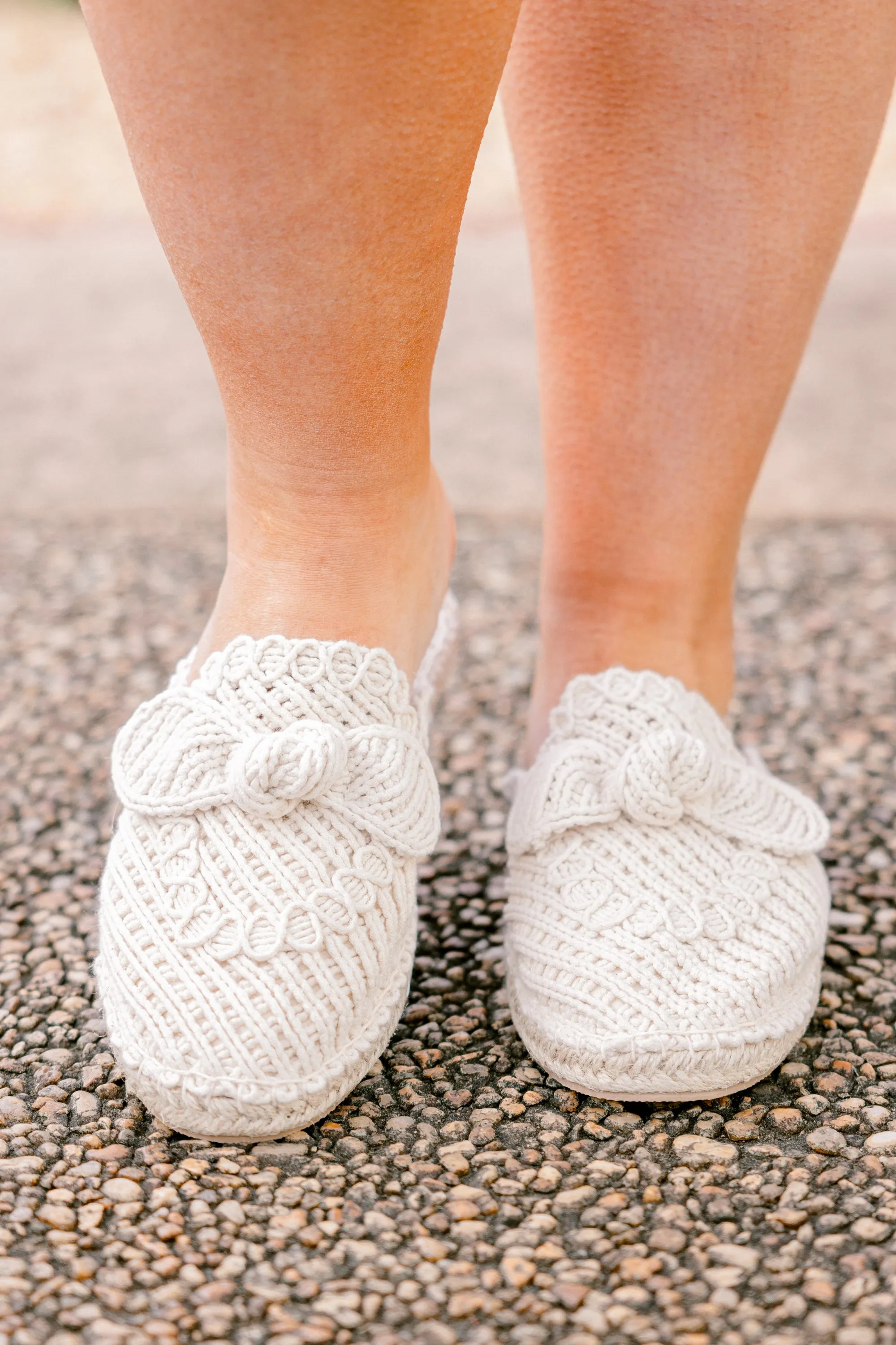 Feels Like Home Mules, Cream