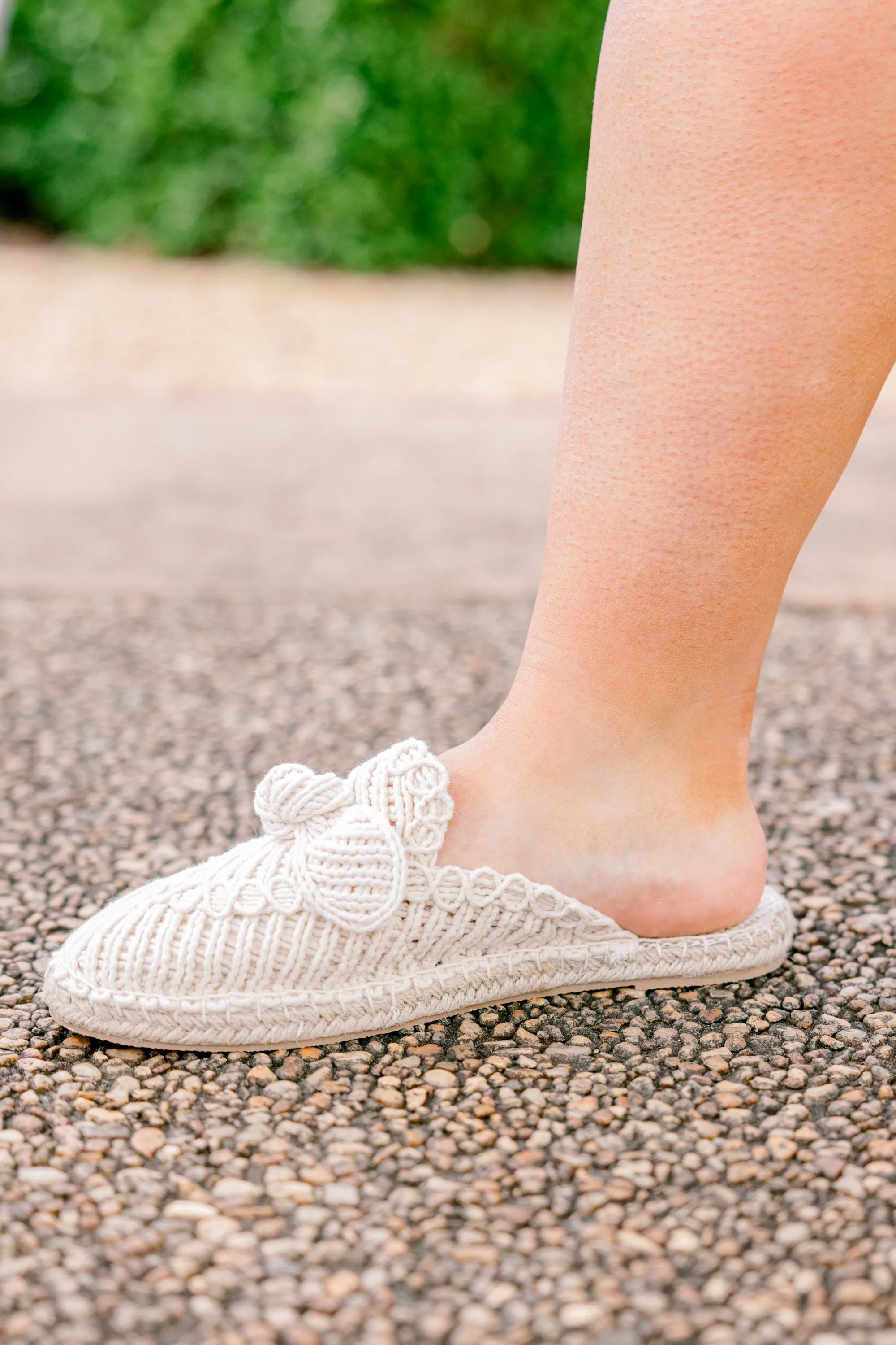 Feels Like Home Mules, Cream