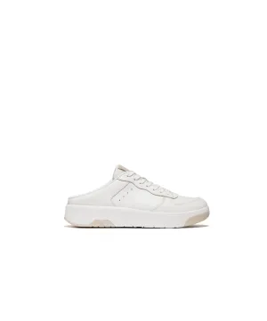 FitFlop Rally Evo Leather Sneaker Mule Urban White