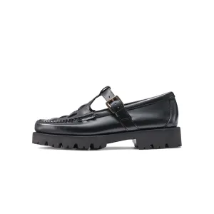 G.H. Bass Womens Mary Jane Fisherman Super Lug Weejuns Loafers