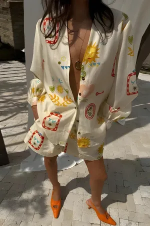 Gianna | Long Sleeve & Shorts Outfit