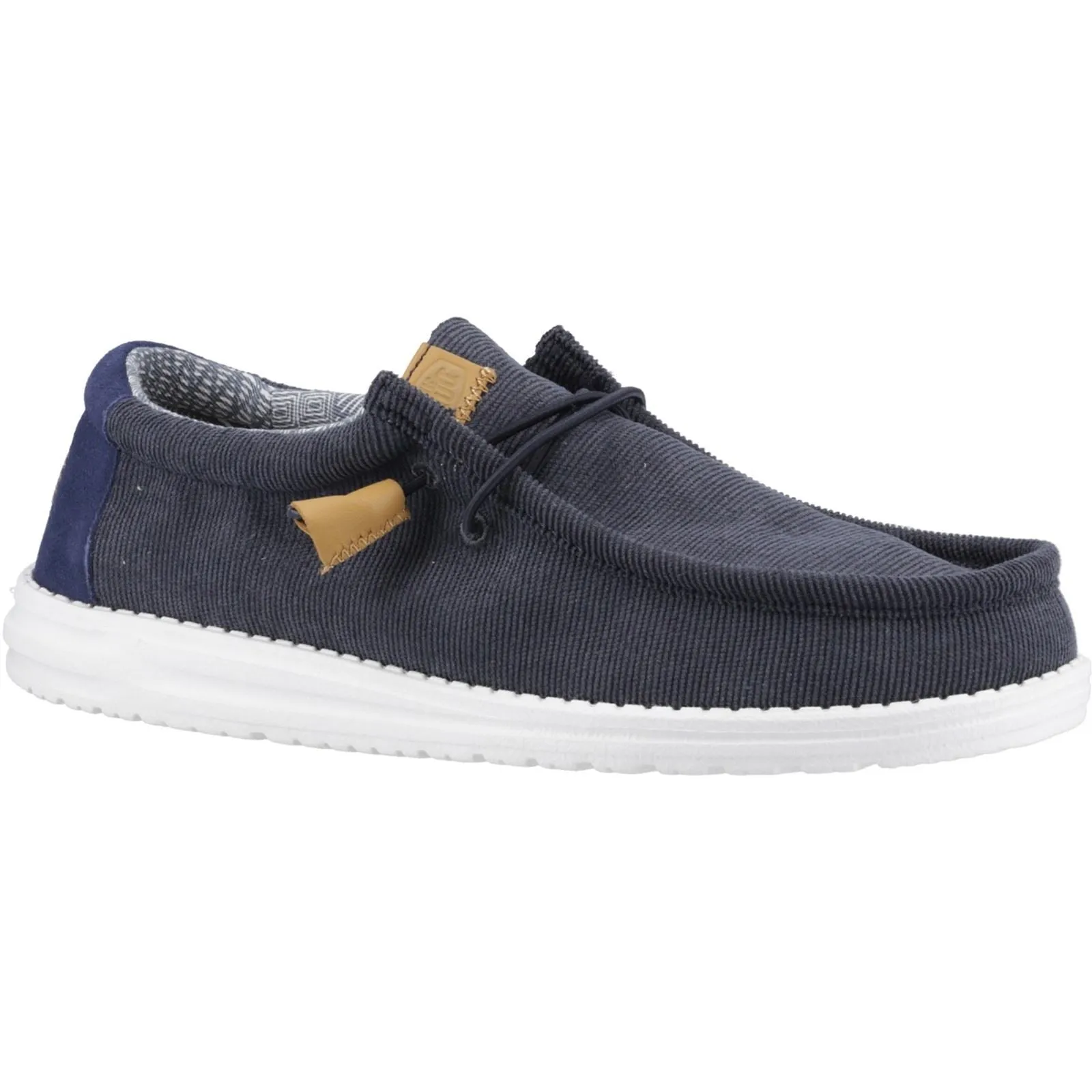 Heydude 40163 Wally Corduroy Klassische Slipper für Herren, Marineblau