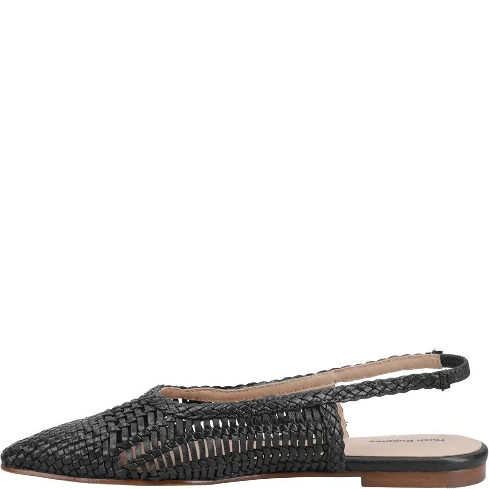Hush Puppies Dalia Woven Slingback Ballerinas