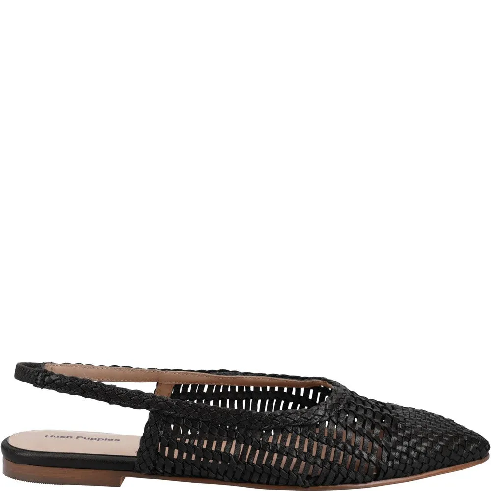 Hush Puppies Dalia Woven Slingback Ballerinas