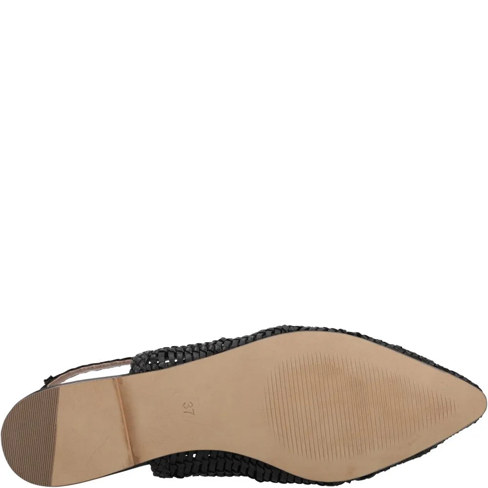 Hush Puppies Dalia Woven Slingback Ballerinas