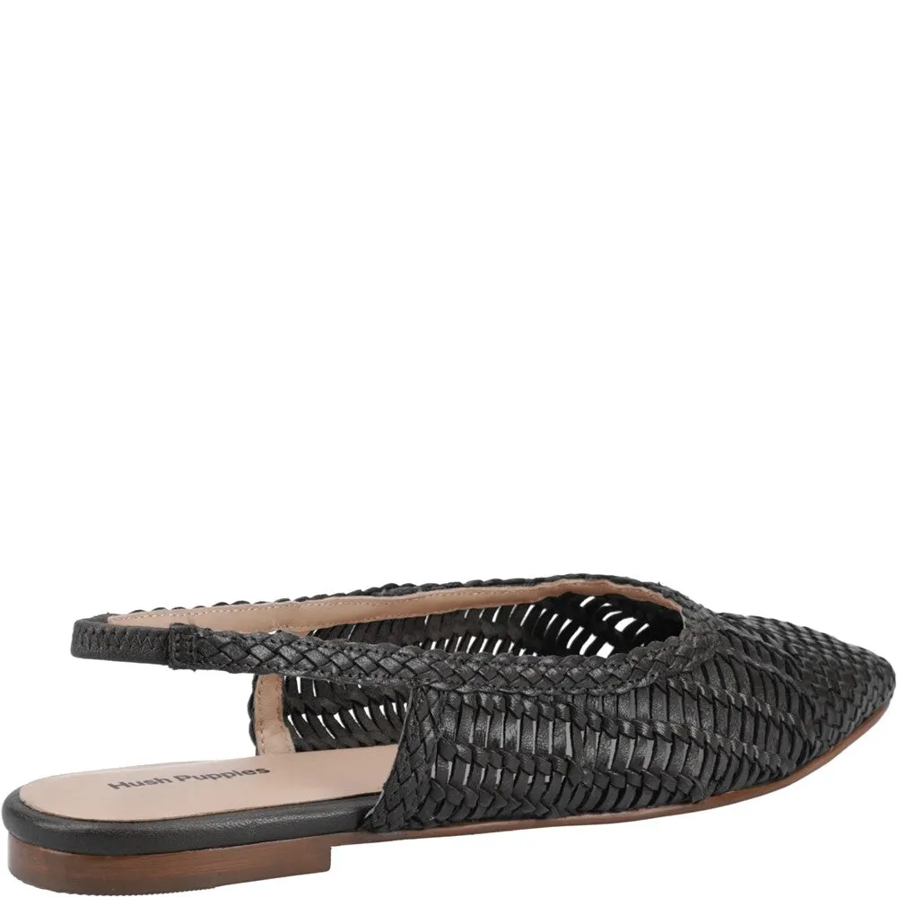 Hush Puppies Dalia Woven Slingback Ballerinas