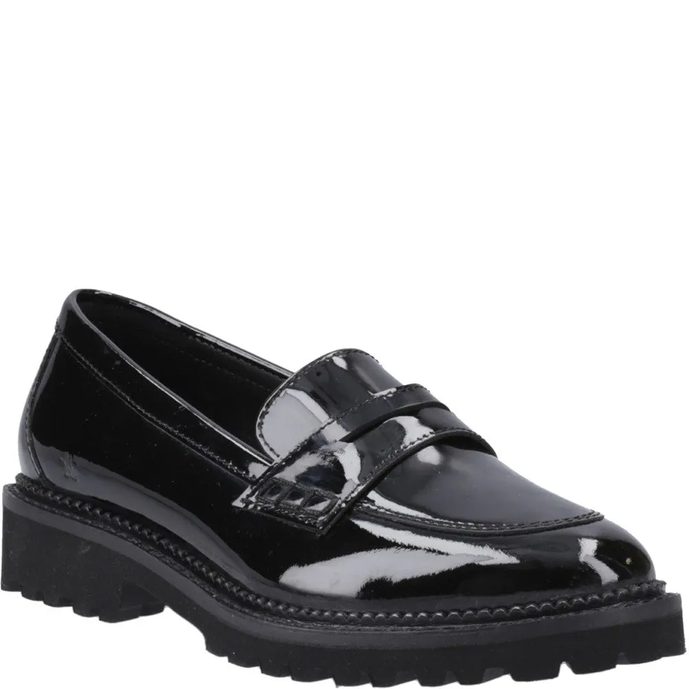 Hush Puppies Grazia Loafer Patent XL Senior School Shoes