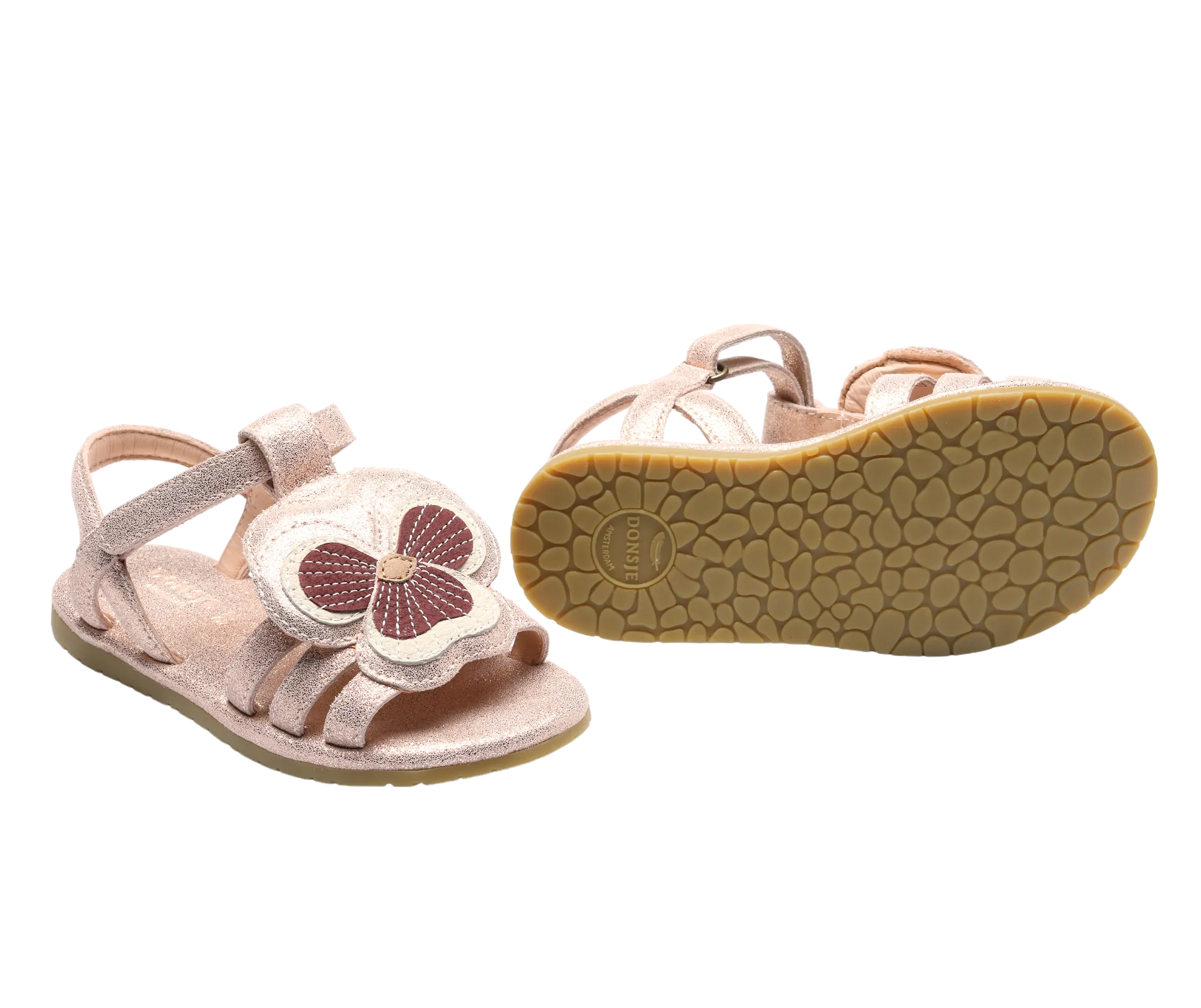 Iles Fields Sandals | Violette | Powder Metallic Leather
